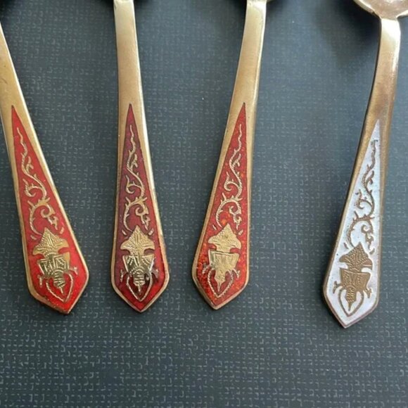 Brass Dessert Spoon (7) - Picture 3 of 9